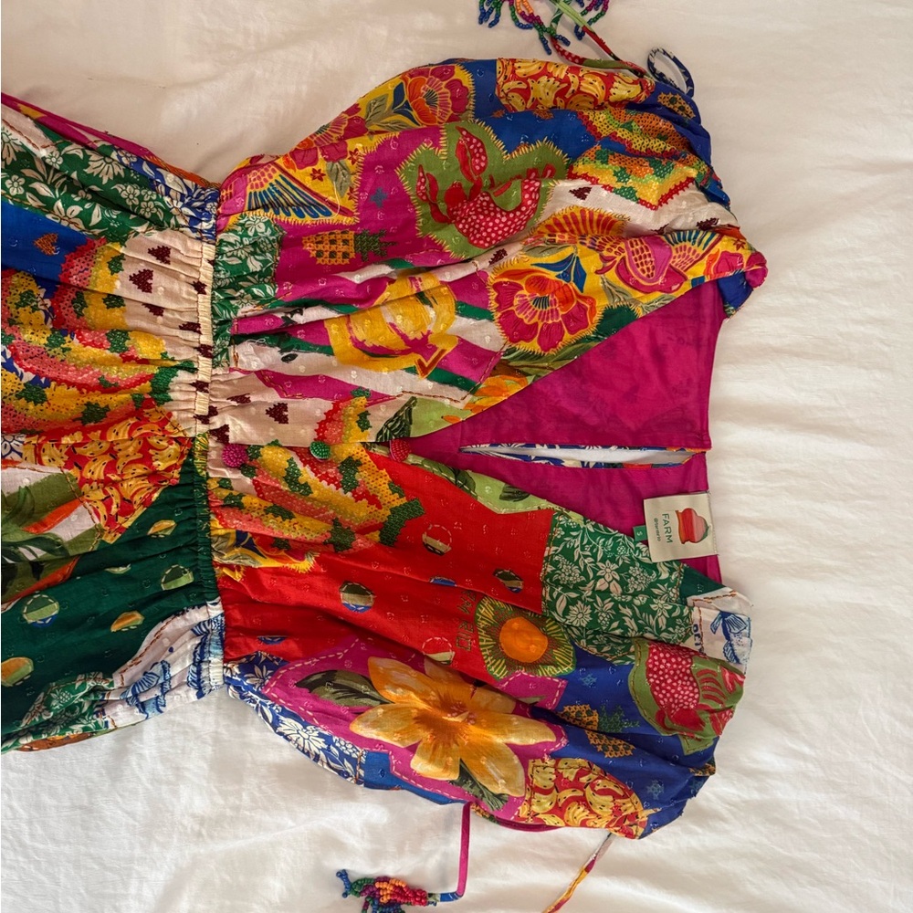 FARM Rio Colorful Floral Mini Dress - Picture 4 of 4